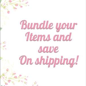 Bundle your items and save on shipping